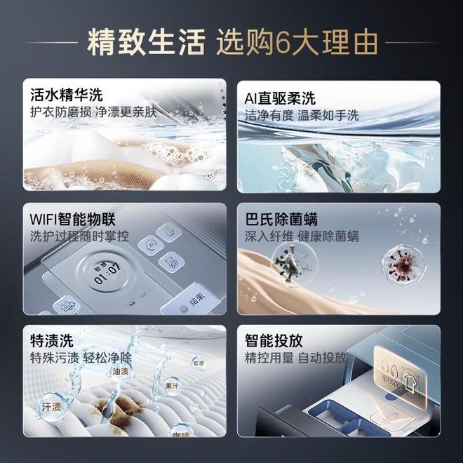 衣机：质量好又耐用性价比高可闭眼入！凯时尊龙人生2025十大公认最好的洗(图15)